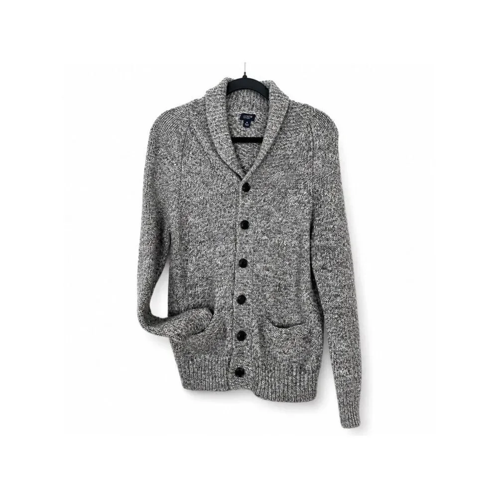 J. Crew | Donegal Wool Alpaca Shawl Cardigan Button Down Grandpa Sweater Size S